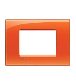 Serie Civili- Ll placca 3p arancio - bticino.
