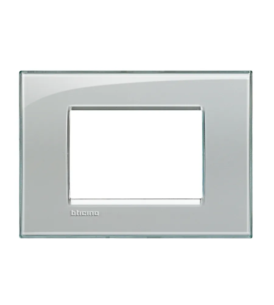Serie Civili- Ll placca 3p grigio ghiaccio - bticino.