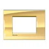 Serie Civili- Ll placca 3p oro freddo - bticino.