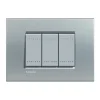 Ll placca 3p tech - bticino. Serie Civili