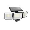 Clearance Luce solare da esterno con 3 led in alluminio colore nero, 8,7 w 2700 k Illuminazione Per Esterno