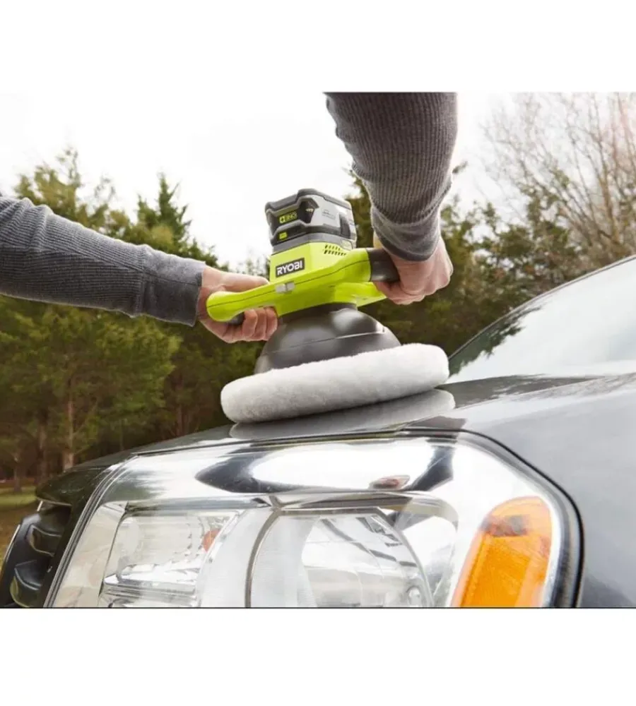 Ryobi Lucidatrici|Lucidatrice rotorbitale a batteria "r18b-0" 18v, solo corpo macchina