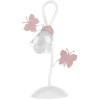 Onli Illuminazione Per Interno|Lume "butterfly" bianco e rosa, e14