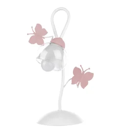 Onli Illuminazione Per Interno|Lume "butterfly" bianco e rosa, e14
