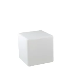 Illuminazione Per Esterno- Lume da giardino "geco" bianco 50x50x50, 1xe27