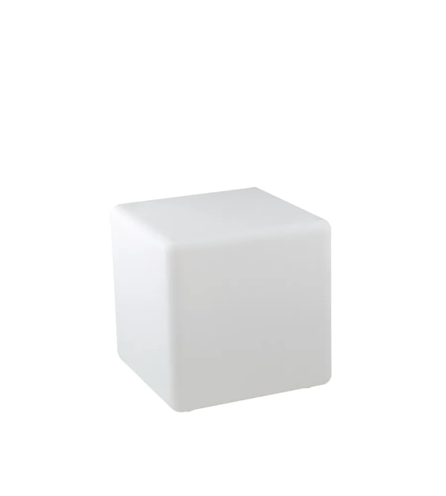Illuminazione Per Esterno- Lume da giardino "geco" bianco 50x50x50, 1xe27
