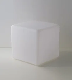 Illuminazione Per Esterno- Lume da giardino solare led "geco" bianco 40x40x40 cm, 1.5 w