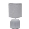 Outlet Lume da tavolo "shelly" grigio portalampada e14 Illuminazione Per Interno