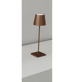Illuminazione Per Esterno- Lume led portatile "drink" corten 38x11 cm, 2.2 w