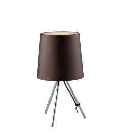 Illuminazione Per Interno- Lume "marley" in metallo e alluminio marrone, h 43,5 cm