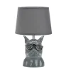 Clearance Lumetto da tavolo "biagio" grigio, e14 Illuminazione Per Interno
