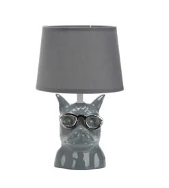 Clearance Lumetto da tavolo "biagio" grigio, e14 Illuminazione Per Interno