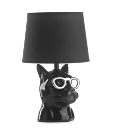 Discount Lumetto da tavolo "biagio" nero, e14 Illuminazione Per Interno