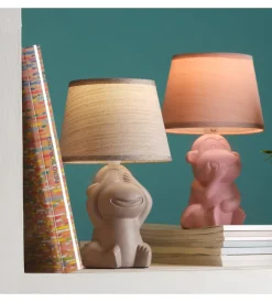 Onli Illuminazione Per Interno|Lumetto "monkey non parlo" rosa, e14