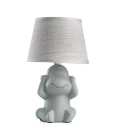 Onli Illuminazione Per Interno|Lumetto "monkey non sento" grigio, e14