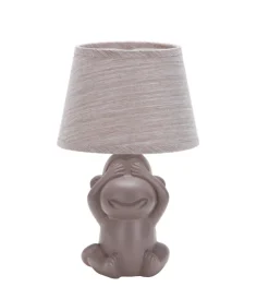 Onli Illuminazione Per Interno|Lumetto "monkey non vedo" marrone, e14