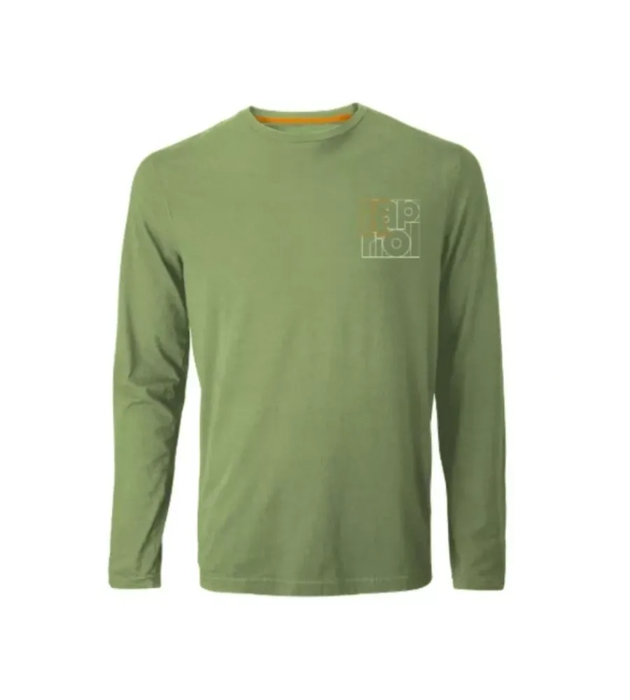 Maglia maniche lunghe da lavoro "enjoy" verde tg m T-Shirt E Camicie|T-Shirt E Camicie