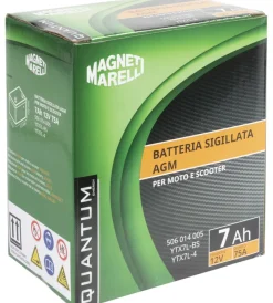 Sale Magneti marelli batteria moto scooter 7ah 12v 75a agm sigillata polo positivo dx Elettrico