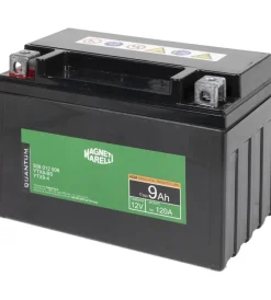 Elettrico- Magneti marelli batteria moto e scooter 9ah 12v 120a tecnologia agm sigillata polo positivo sinistro