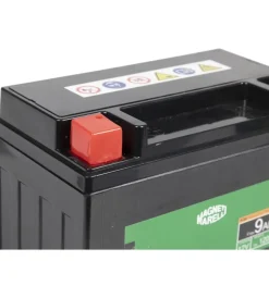 Elettrico- Magneti marelli batteria moto e scooter 9ah 12v 120a tecnologia agm sigillata polo positivo sinistro