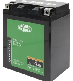 Elettrico- Magneti marelli batteria moto e scooter 14ah 12v 185a tecnologia agm sigillata polo positivo destro