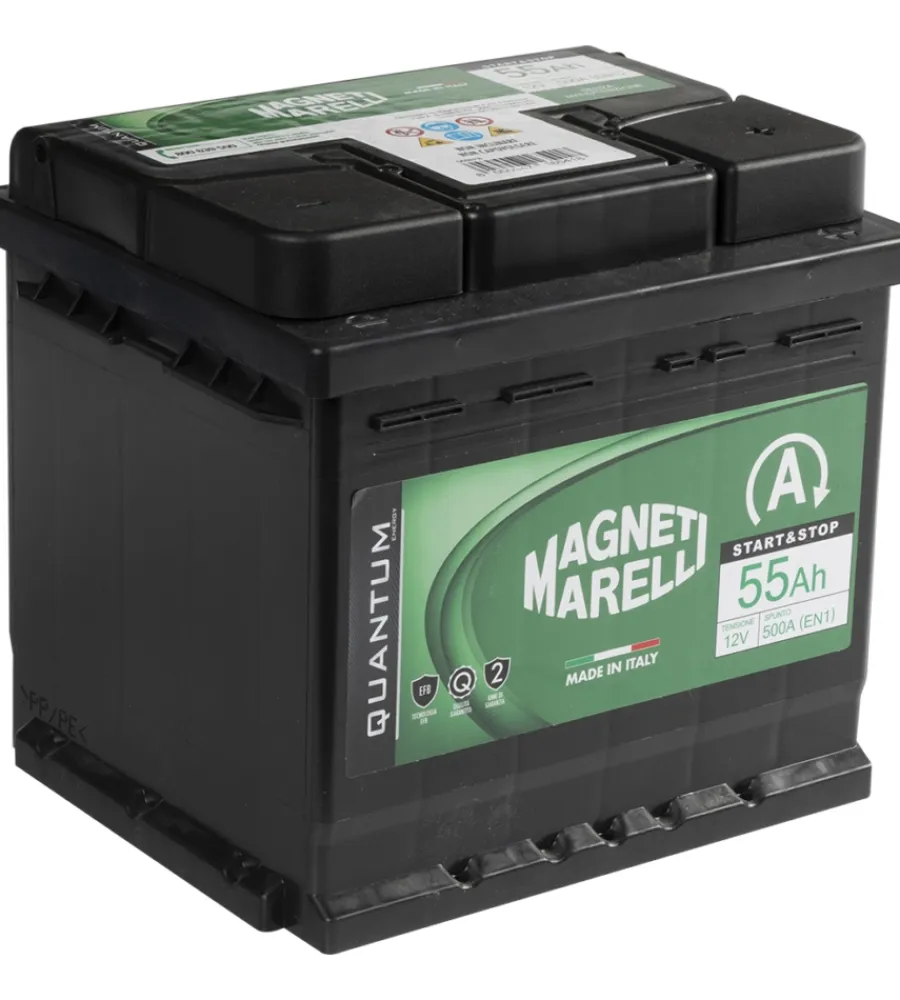 Elettrico- Magneti marelli batteria per auto start&stop 55ah 12v 500a en1 per cassetta l01