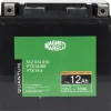 Elettrico|Magneti marelli batteria moto e scooter 12ah 12v 150a tecnologia agm sigillata polo positivo sinistro