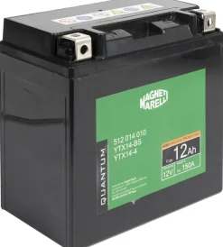 Elettrico|Magneti marelli batteria moto e scooter 12ah 12v 150a tecnologia agm sigillata polo positivo sinistro