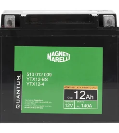 Hot Magneti marelli batteria moto e scooter 12ah 12v 140a tecnologia agm sigillata polo positivo sinistro Elettrico