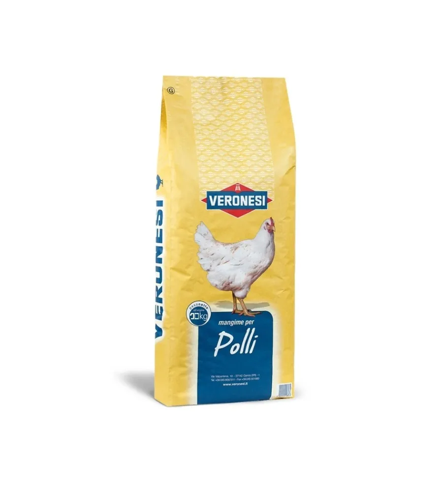 Alimento Per Uccelli-Veronesi Mangime per polli "2" da ingrasso - 10 kg