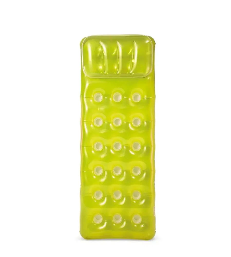 Materassino gonfiabile 18 buchi con cuscino cm 188x71 i.7 - cod. 58890eu Piscine