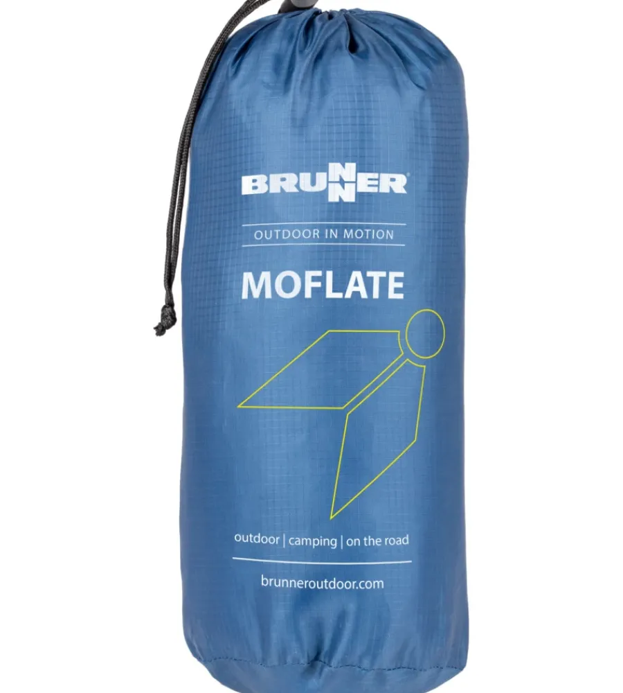 Outlet Materassino singolo gonfiabile da campeggio "moflate" blu 200x70x8 cm Campeggio
