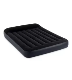 Intex Campeggio|Materasso ad una piazza e mezza gonfiabile "airbed dura-beam pillow rest classic" colore blu scuro, 137x191x25 cm - cod. 64142