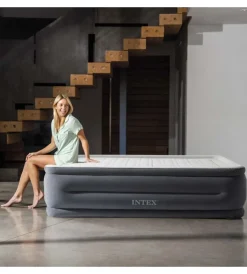 Intex Campeggio|Materasso matrimoniale autogonfiante