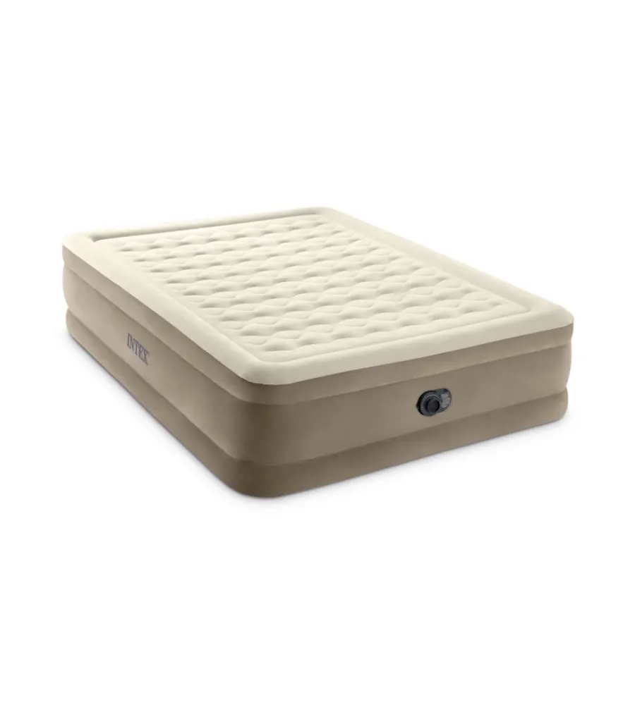 Hot Materasso matrimoniale autogonfiante "airbed ultra push" colore beige, 152x203x46 cm - cod. 64428nd Campeggio