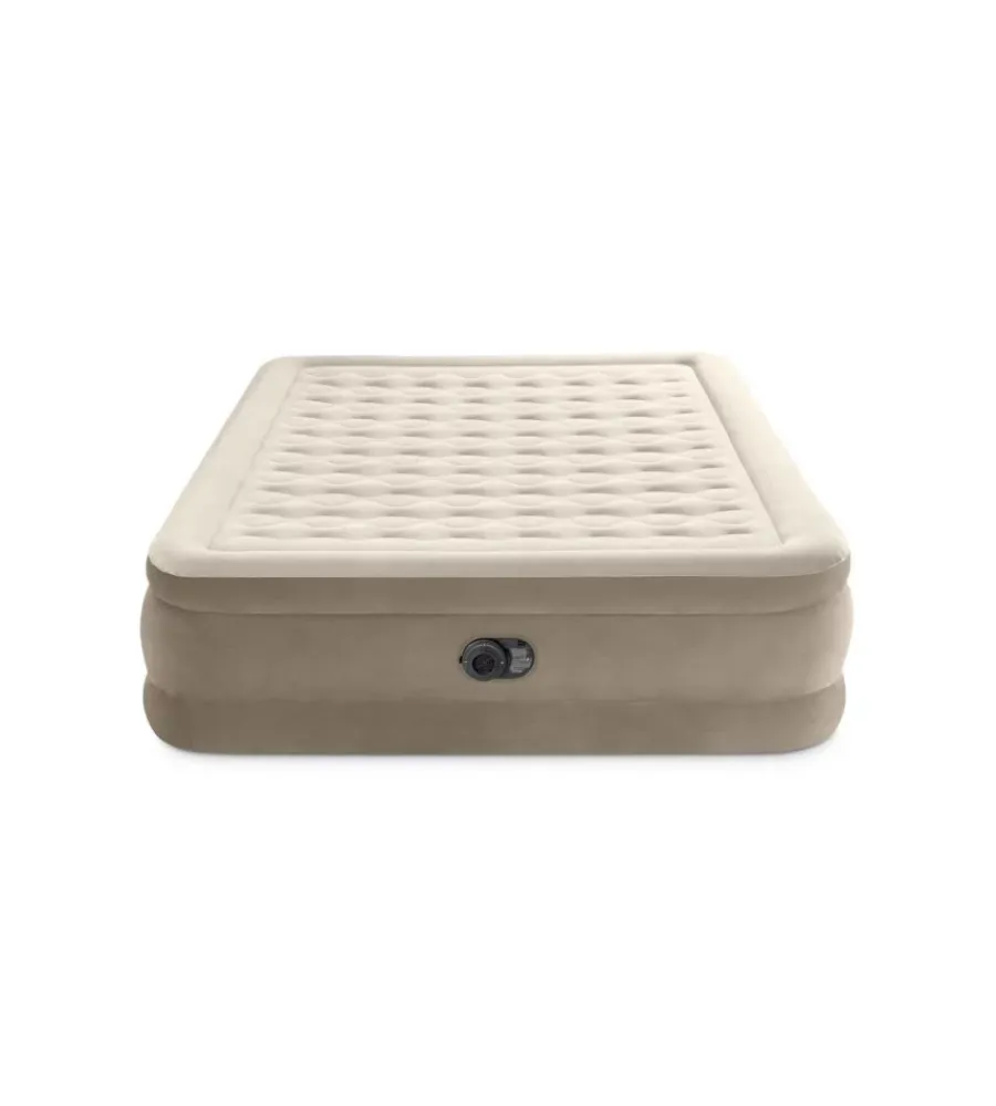 Hot Materasso matrimoniale autogonfiante "airbed ultra push" colore beige, 152x203x46 cm - cod. 64428nd Campeggio