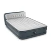 Intex Campeggio|Materasso matrimoniale autogonfiante "dura-beam pillow ultra push" colore grigio chiaro e pompa elettrica inclusa 152x236x86 cm - cod 64448nd