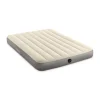 Intex Campeggio|Materasso matrimoniale gonfiabile "airbed dura-beam single-high" crema 152x203x25 cm - cod. 64103