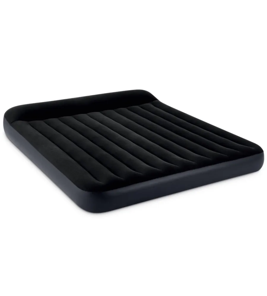 Campeggio-Intex Materasso matrimoniale gonfiabile "airbed dura-beam pillow rest classic" blu scuro 183x203x25 cm - cod. 64144