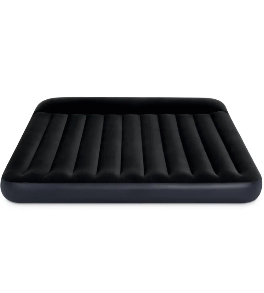 Campeggio-Intex Materasso matrimoniale gonfiabile "airbed dura-beam pillow rest classic" blu scuro 183x203x25 cm - cod. 64144