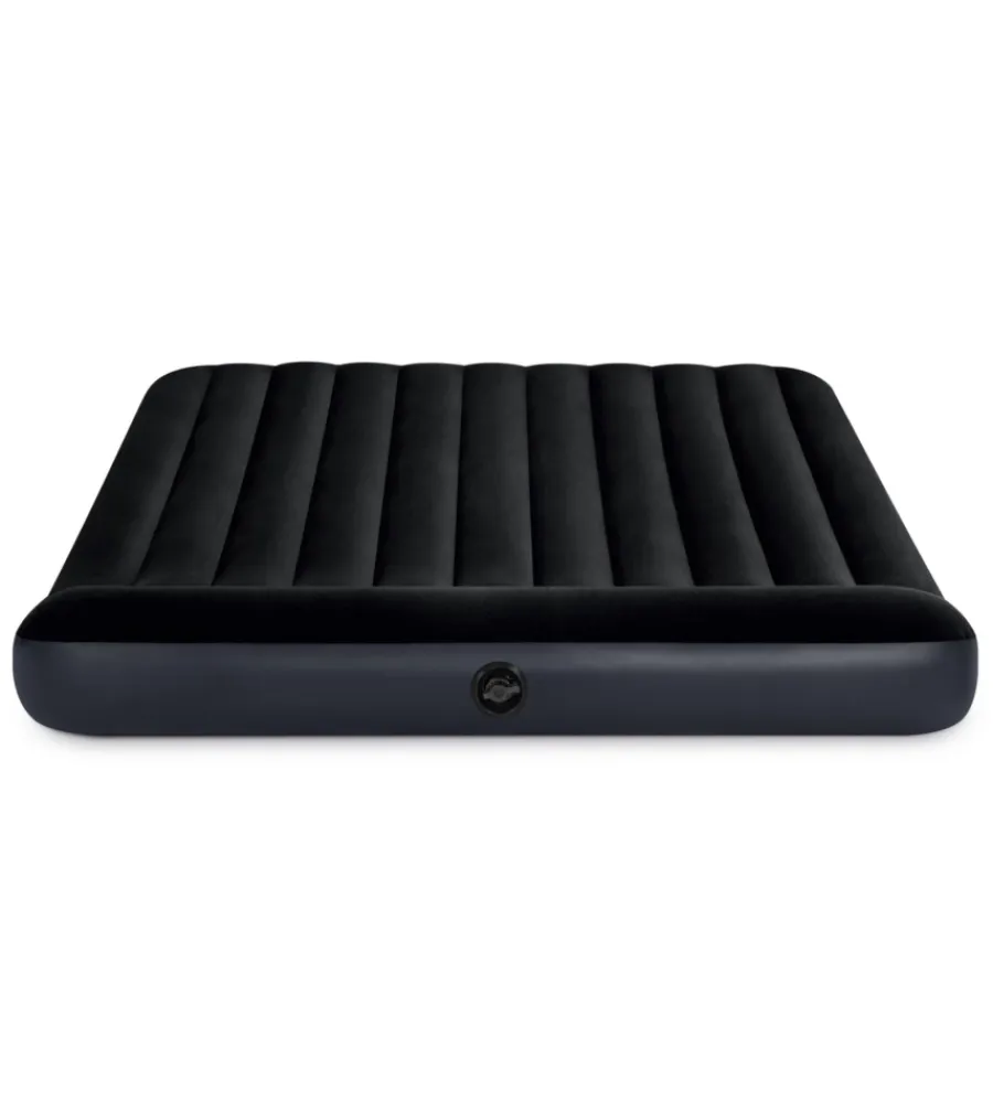 Campeggio-Intex Materasso matrimoniale gonfiabile "airbed dura-beam pillow rest classic" blu scuro 183x203x25 cm - cod. 64144