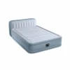 Campeggio-Intex Materasso matrimoniale gonfiabile "plush headboard" azzurro con poggiatesta 152x203x86 cm - cod. 64450nd