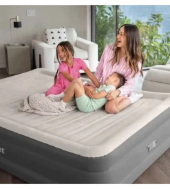 Intex Campeggio|Materasso matrimoniale gonfiabile "truaire comfort plush" marrone 152x203x46 cm - cod. 64036