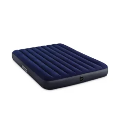 Campeggio-Intex Materasso matrimoniale gonfiabile "airbed dura-beam standard prestige downy" colore blu, 152x203x25 cm - cod. 64759