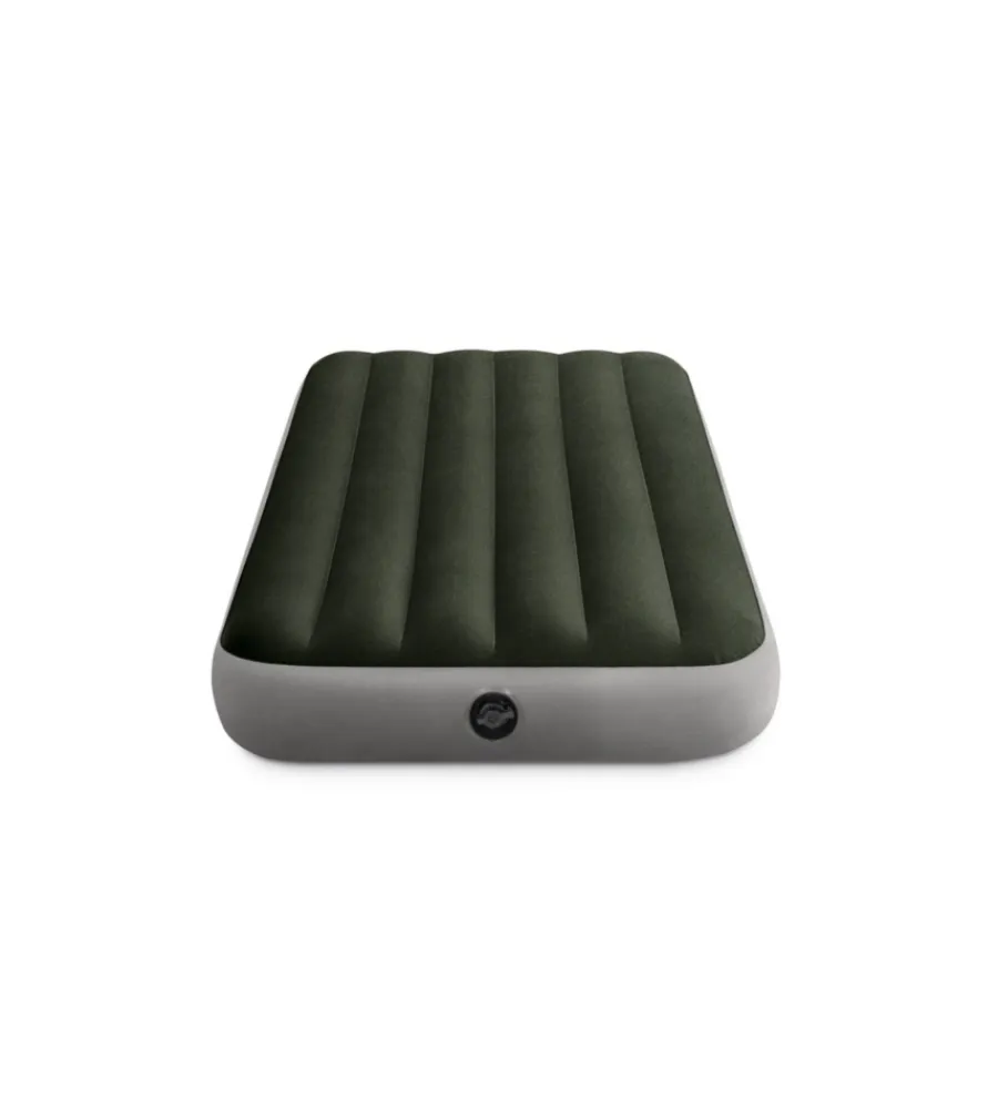 Sale Materasso matrimoniale gonfiabile "airbed dura-beam standard prestige downy" colore verde scuro, 99x191x25 cm- cod. 64107 Campeggio