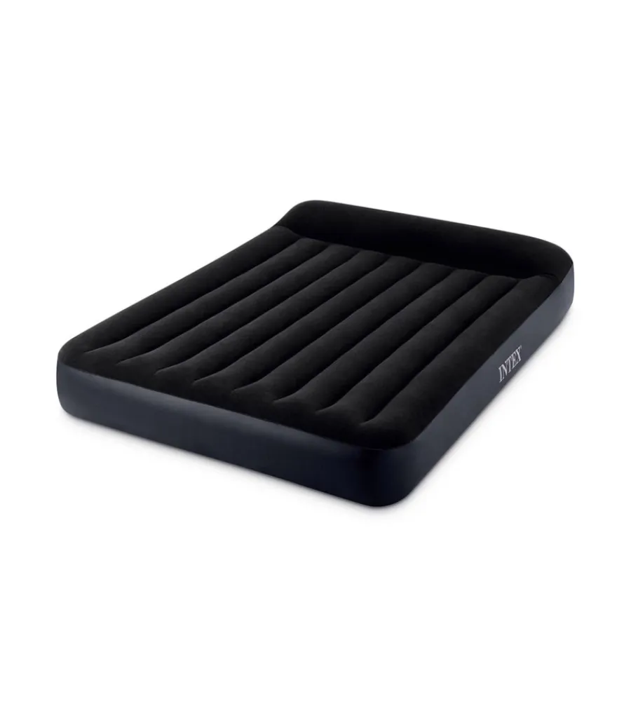 Clearance Materasso matrimoniale gonfiabile "airbed dura-beam pillow rest classic" blu scuro 152x203x25 cm - cod. 64143 Campeggio