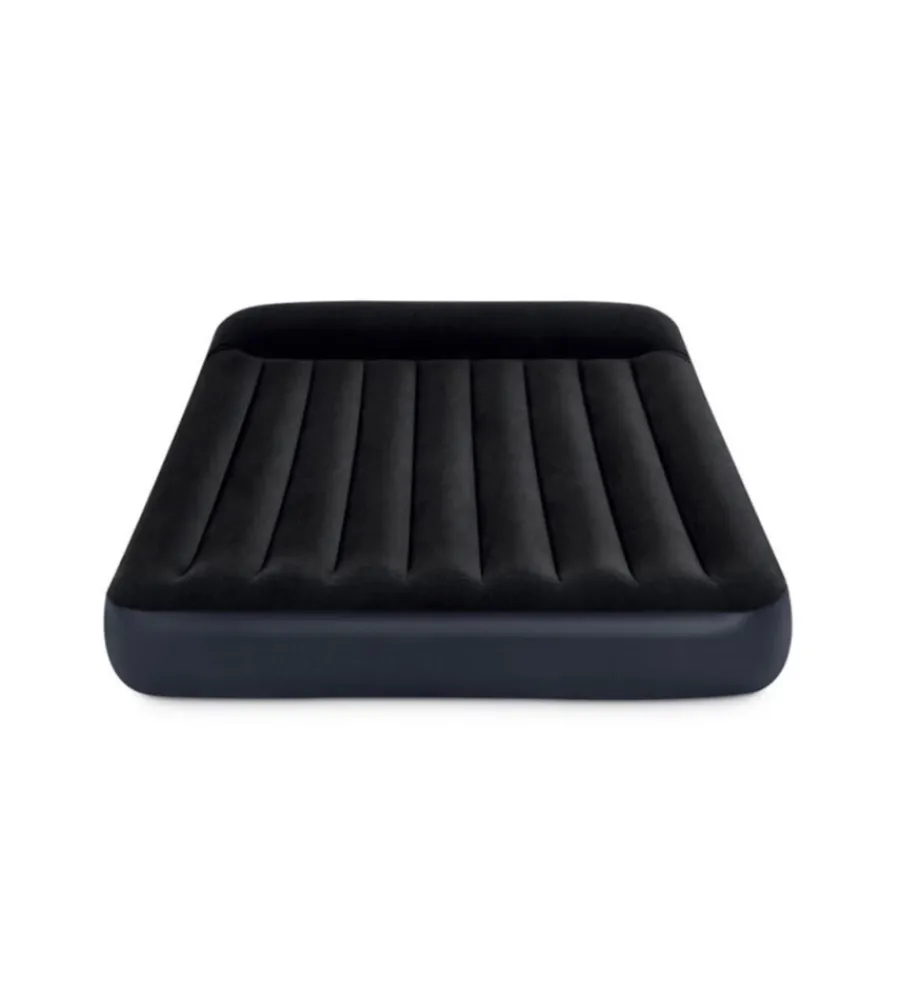 Clearance Materasso matrimoniale gonfiabile "airbed dura-beam pillow rest classic" blu scuro 152x203x25 cm - cod. 64143 Campeggio