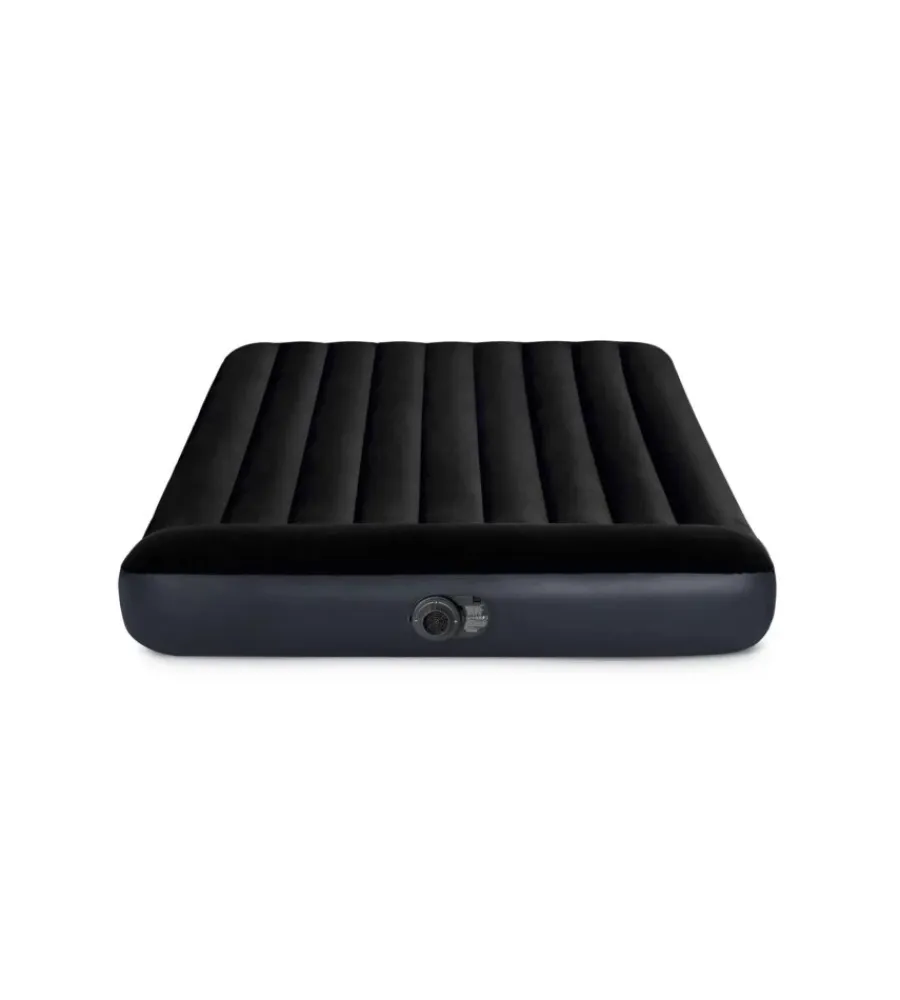 Intex Campeggio|Materasso matrimoniale gonfiabile "airbed dura-beam pillow rest classic" blu scuro 152x203x25 cm - cod. 64150nd