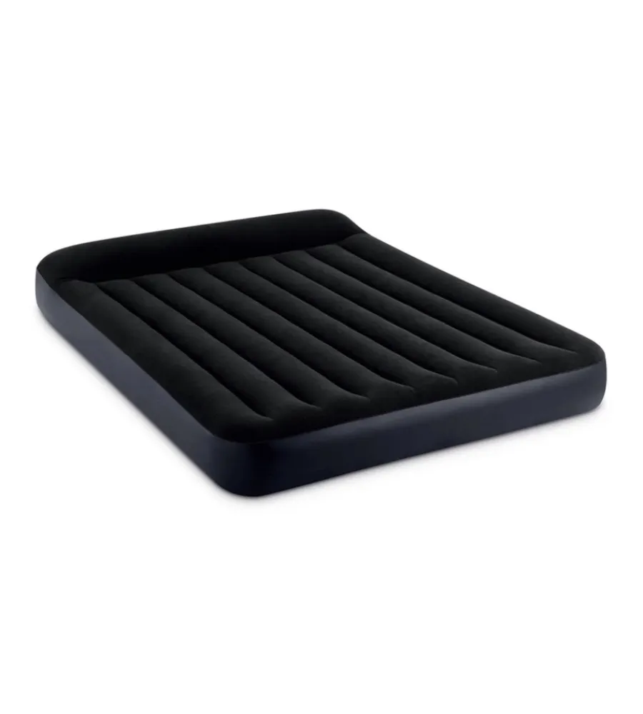 Intex Campeggio|Materasso matrimoniale gonfiabile "airbed dura-beam pillow rest classic" blu scuro 152x203x25 cm - cod. 64150nd
