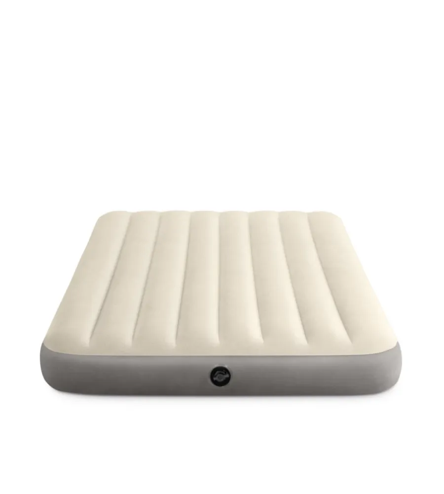 New Materasso piazza e mezza gonfiabile "airbed dura-beam single-high" crema 137x191x25 cm - cod. 64102 Campeggio